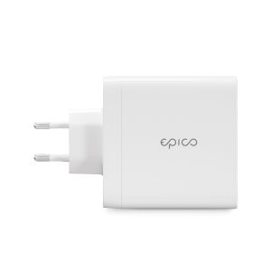 Epico 140W GaN sieťová nabíjačka - biela 9915101100142