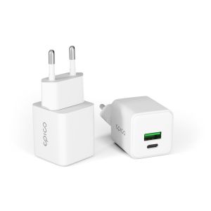 Epico UltraBoost GaN 20W sieťový adaptér EA20 - biela 9915101100200
