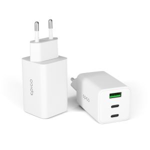 Epico UltraBoost GaN 65W sieťový adaptér EA65 - biela 9915101100202