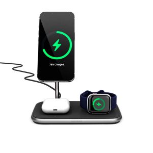 Epico 3in1 MagSafe Wireless Charger - čierna 9915101300199
