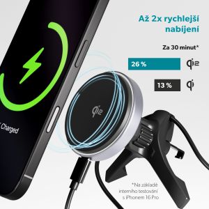 Epico UltraDrive Qi2 Alu Mag+ nabíjačka ED70-čierna 9915111300064
