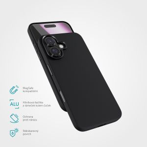 Epico Mag+ Silicone Pro kryt iPhone 16 - čierny 90810101300003