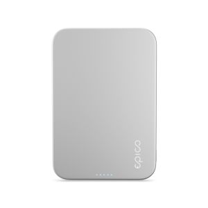 Epico 5000mAh Alu PowerBanka s MagSafe - strieborná 9915112100056