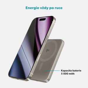 Epico Qi2 5000mAh Alu Mag+ PowerBanka EM51-titán 9915112100086