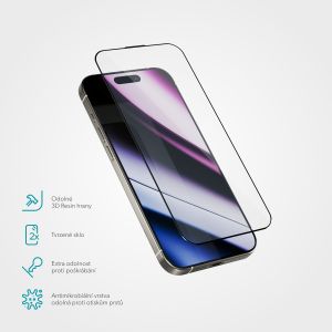 Epico Hero 3D sklo iPhone 16 Pro - s aplikátorom 91012151300003