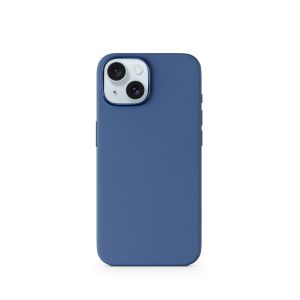 Epico Mag+ kožený kryt iPhone 15 Plus - modrá 81210131600001