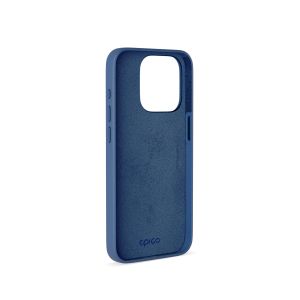 Epico Mag+ kožený kryt iPhone 15 Pro Max - modrá 81410131600001