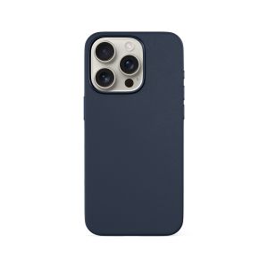 Epico Mag+ kožený kryt iPhone 16 Pro Max - modrá 91110131600001