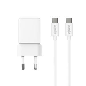 Epico GaN 20W adaptér EA20 s 1,2 m USB-C káblom 9915101100197