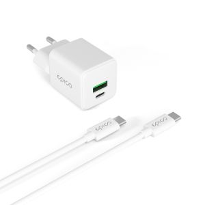 Epico GaN 20W adaptér EA20 s 1,2 m USB-C káblom 9915101100197