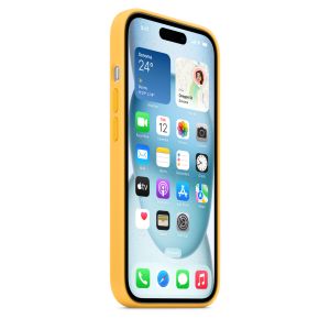 iPhone 15 Silicone Case with MS - Sunshine MWNA3ZM/A