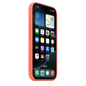 iPhone 16 Pro Silicone Case with MS - Tangerine MDFY4ZM/A