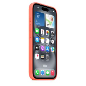 iPhone 16 Silicone Case with MS - Tangerine MDGN4ZM/A