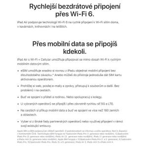 Apple iPad Air/WiFi+Cell/10,9"/2360x1640/8GB/64GB/iPadOS15/Ružová MM6T3FD/A