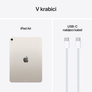 Apple iPad Air 11"/(M3) Wi-Fi/10,86"/2360x1640/8GB/256GB/iPadOS18/Starlight MCA44HC/A