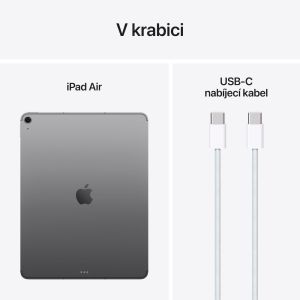 Apple iPad Air 13"/(M3) Wi-Fi + Cellular/12,9"/2732x2048/8GB/1TB/iPadOS18/Space Gray MCJE4HC/A