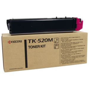 Toner Kyocera TK-520M, purpurová (magenta), originál