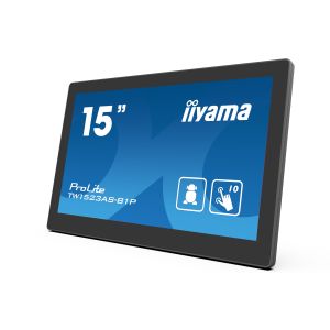 15" iiyama TW1523AS-B1P: IPS, FullHD, capacitive, 10P, 450cd/m2, mini HDMI, WiFi, Android 8.1 TW1523AS-B1P