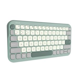ASUS Marshmallow Keyboard KW100/Bezdrôtová Bluetooth/ CZ- SK layout/Zelená 90XB0880-BKB440