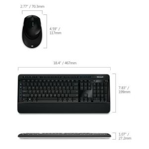 Microsoft Wireless Desktop 3050 w AES, cz&sk PP3-00021