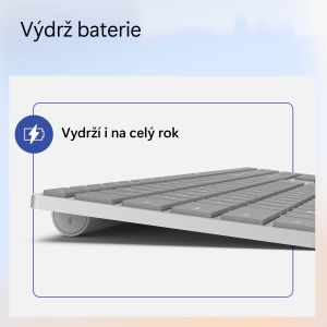 Microsoft Surface Keyboard (2. edícia)/Bezdrôtová Bluetooth/US layout/Sivá EP2-04196
