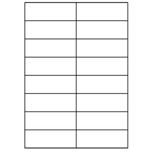 Samolepící etikety 105,0 x 37,0