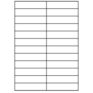 Samolepící etikety 105,0 x 25,0