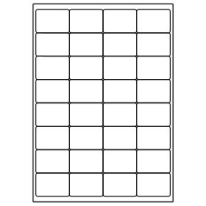Samolepící etikety 50,0 x 35,0