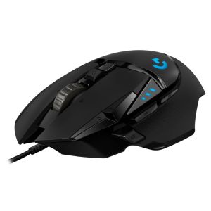 Logitech G502 HERO/Herná/Optická/Pre pravákov/25 600 DPI/Drôtová USB/Čierna 910-005470