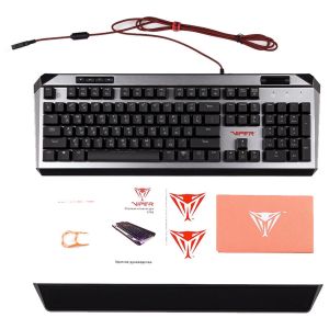 Patriot Viper 765 RGB/Drôtová USB/RU layout/Čierna-strieborná PV765MBRUXMGMRU
