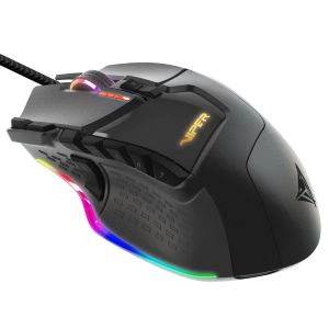 Patriot Viper RGB Black Edition/Herná/Laserová/Pre pravákov/6 000 DPI/Drôtová USB/Čierna PV570LUXWAK