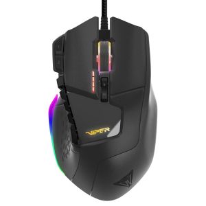Patriot Viper RGB Black Edition/Herná/Laserová/Pre pravákov/6 000 DPI/Drôtová USB/Čierna PV570LUXWAK