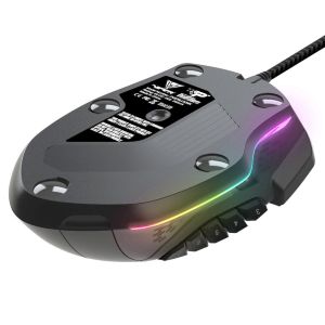 Patriot Viper RGB Black Edition/Herná/Laserová/Pre pravákov/6 000 DPI/Drôtová USB/Čierna PV570LUXWAK