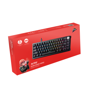 XPG SORCERER MINI/Drôtová USB/US layout/Čierna SORCERER MINIRD-BKCWW