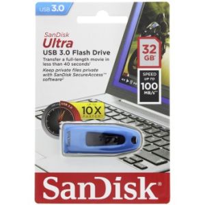 SanDisk Ultra/32GB/USB 3.0/USB-A/Modrá SDCZ48-032G-U46B