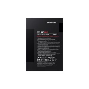 Samsung 990 PRO/2TB/SSD/M.2 NVMe/Čierna/5R MZ-V9P2T0BW