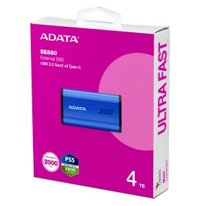ADATA Elite SE880/4TB/SSD/Externý/Modrá/5R AELI-SE880-4TCBU