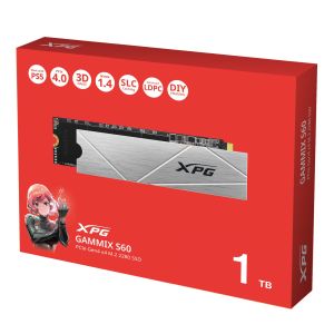 ADATA XPG GAMMIX S60/1TB/SSD/M.2 NVMe/Strieborná/Heatsink/5R AGAMMIXS60-1T-CS