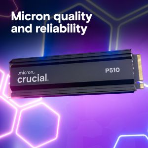 Crucial P510/2TB/SSD/M.2 NVMe/Čierna/Heatsink/5R CT2000P510SSD5