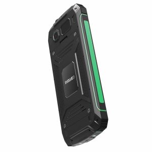 EVOLVEO StrongPhone W4, vodotesný odolný Dual SIM telefón, čierno-zelená SGP-W4-BG