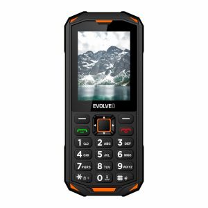 EVOLVEO StrongPhone X5, vodotesný odolný Dual SIM telefón, čierno-oranžová SGP-X5-B