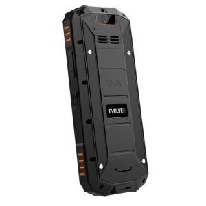 EVOLVEO StrongPhone X5, vodotesný odolný Dual SIM telefón, čierno-oranžová SGP-X5-B