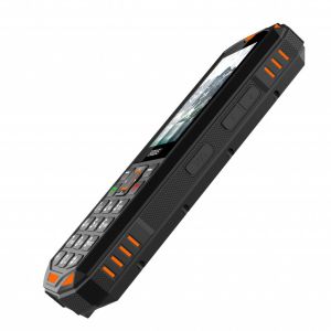 EVOLVEO StrongPhone X5, vodotesný odolný Dual SIM telefón, čierno-oranžová SGP-X5-B