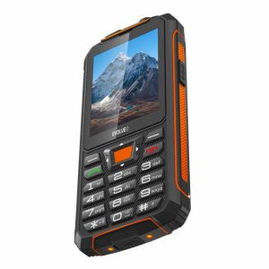 EVOLVEO StrongPhone Z6, vodotesný odolný Dual SIM telefón, čierno-oranžová SGP-Z6-BO
