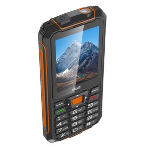 EVOLVEO StrongPhone Z6, vodotesný odolný Dual SIM telefón, čierno-oranžová SGP-Z6-BO