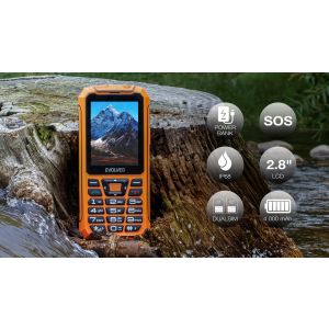 EVOLVEO StrongPhone Z6, vodotesný odolný Dual SIM telefón, oranžová SGP-Z6-OR