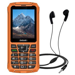 EVOLVEO StrongPhone Z6, vodotesný odolný Dual SIM telefón, oranžová SGP-Z6-OR