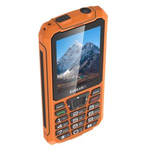 EVOLVEO StrongPhone Z6, vodotesný odolný Dual SIM telefón, oranžová SGP-Z6-OR