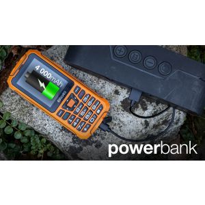 EVOLVEO StrongPhone Z6, vodotesný odolný Dual SIM telefón, oranžová SGP-Z6-OR