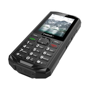 EVOLVEO StrongPhone X5, vodotesný odolný Dual SIM telefón, čierno-šedá SGP-X5-GY